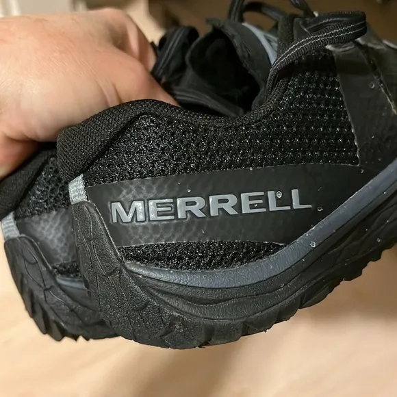 Merrell Mens Trail Glove 5 Hiking Shoes Size 9 Barefoot 2 Shoes Black Vibram