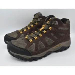 Merrell Mens Size 9 Oakcreek Mid Waterproof Expresso Hiking Boots Shoes J03640
