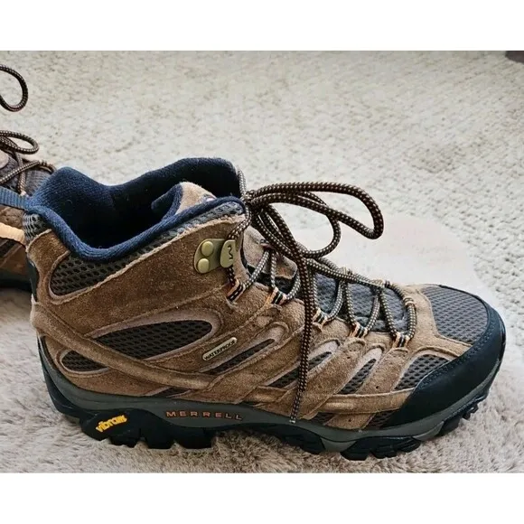 Merrell MOAB 2 Mother-of-All-Boots Waterproof Hiking Shoes Mens Size 11 W EUC