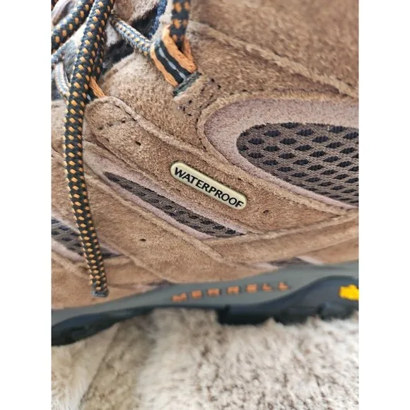 Merrell MOAB 2 Mother-of-All-Boots Waterproof Hiking Shoes Mens Size 11 W EUC
