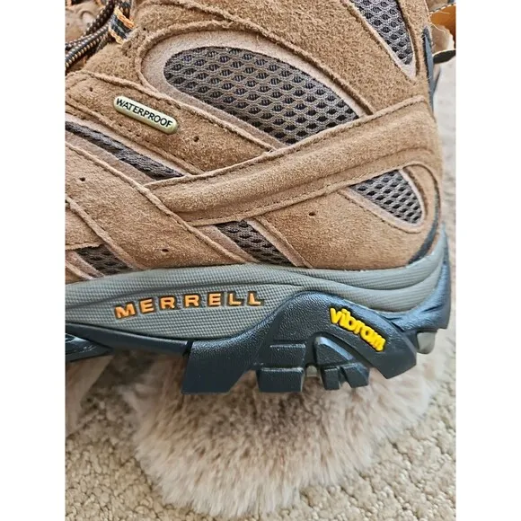 Merrell MOAB 2 Mother-of-All-Boots Waterproof Hiking Shoes Mens Size 11 W EUC