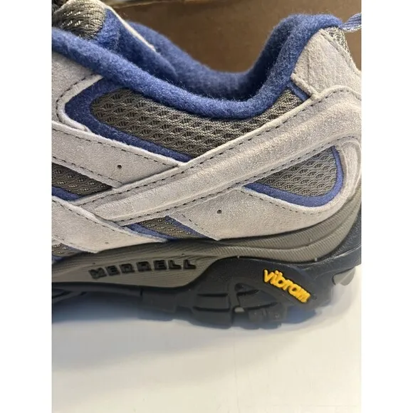 Merrell Moab 2 Vent Aluminum/Marlin Hiking Shoes Sneakers Sz 10 - J06018