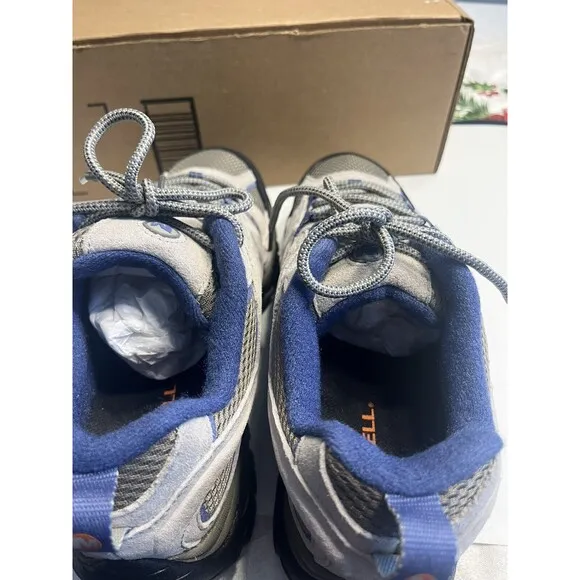 Merrell Moab 2 Vent Aluminum/Marlin Hiking Shoes Sneakers Sz 10 - J06018