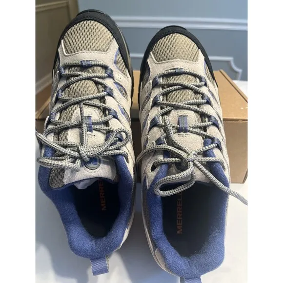 Merrell Moab 2 Vent Aluminum/Marlin Hiking Shoes Sneakers Sz 10 - J06018
