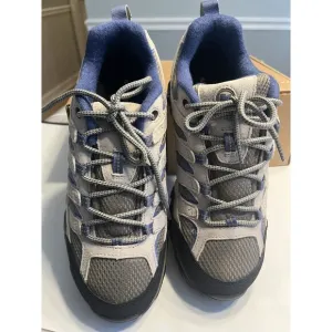 Merrell Moab 2 Vent Aluminum/Marlin Hiking Shoes Sneakers Sz 10 - J06018
