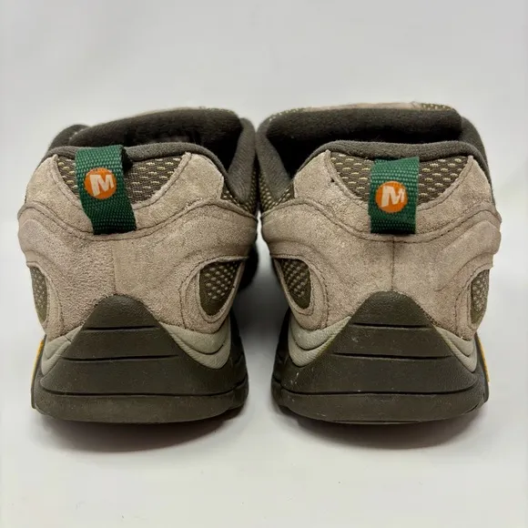 Merrell Moab 2 Vented Mesh Brown Suede Leather Hiking Shoes Waterproof Men’s 13