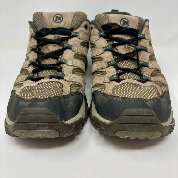 Merrell Moab 2 Vented Mesh Brown Suede Leather Hiking Shoes Waterproof Men’s 13
