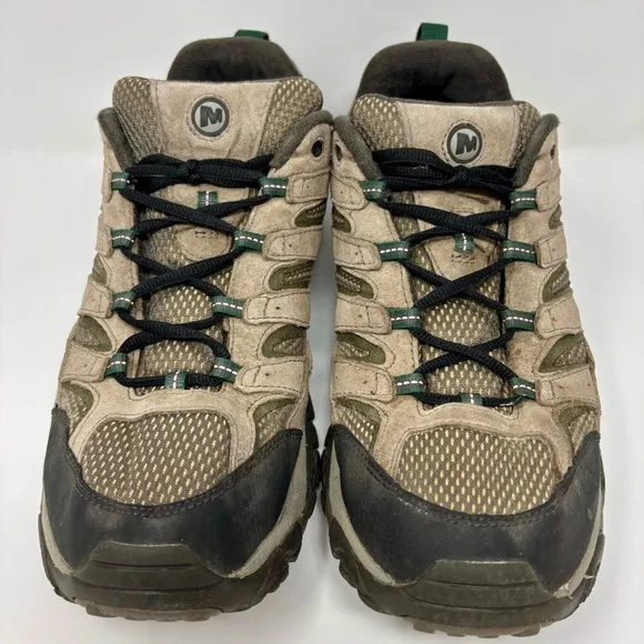 Merrell Moab 2 Vented Mesh Brown Suede Leather Hiking Shoes Waterproof Men’s 13