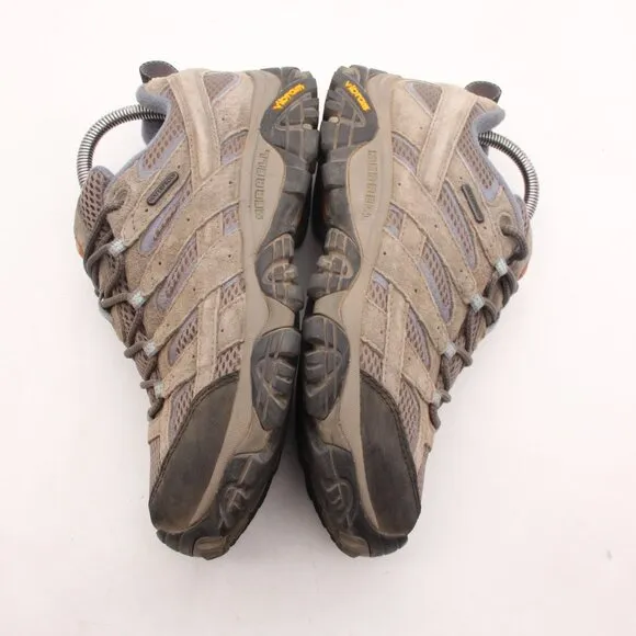 Merrell Moab 2 Waterproof Hiking Trail Shoes Women's Size 8.5  Gray Suede 06026