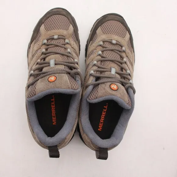 Merrell Moab 2 Waterproof Hiking Trail Shoes Women's Size 8.5  Gray Suede 06026