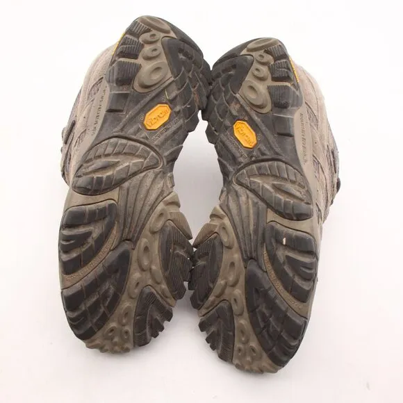 Merrell Moab 2 Waterproof Hiking Trail Shoes Women's Size 8.5  Gray Suede 06026