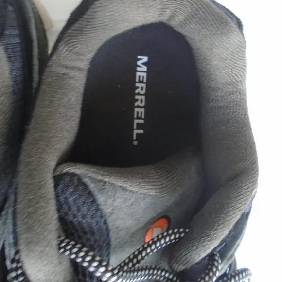 Merrell Moab 3 Mens Hiking Shoes J036281W Size 11W Black/Gray
