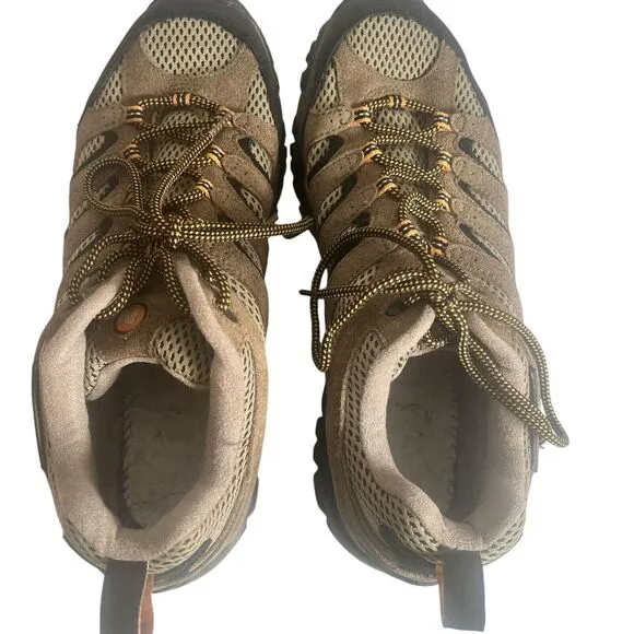 Merrell Moab Continuum Men's Hiking Shoes Vibram Outsole J86595 Walnut Size 10.5