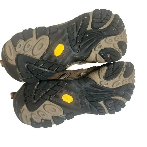 Merrell Moab Continuum Men's Hiking Shoes Vibram Outsole J86595 Walnut Size 10.5