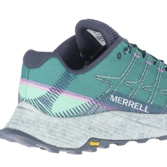 MERRELL MOAB FLIGHT WOMEN'S TRAIL RUNNING SHOES SIZE 7 MEDIUM MARINE