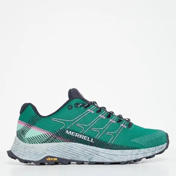 MERRELL MOAB FLIGHT WOMEN'S TRAIL RUNNING SHOES SIZE 7 MEDIUM MARINE