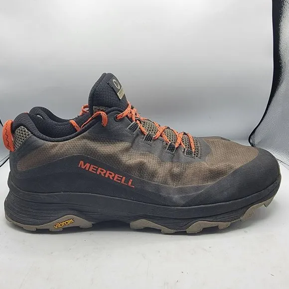 Merrell Moab Speed FloatPro Mens 13 Brown Orange Shoes Vibram Hiking J066779