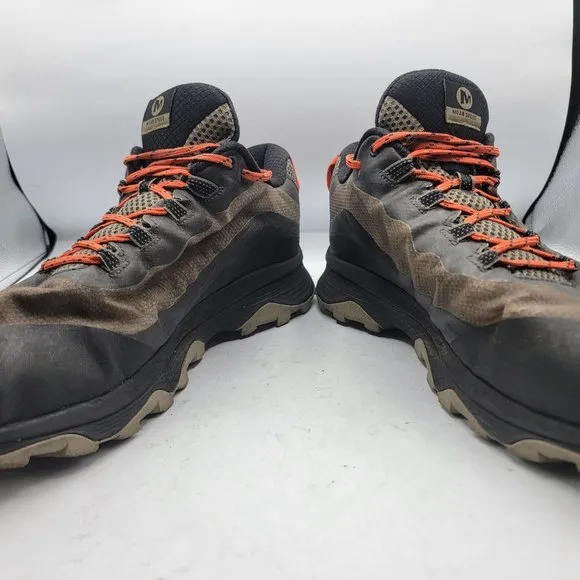 Merrell Moab Speed FloatPro Mens 13 Brown Orange Shoes Vibram Hiking J066779