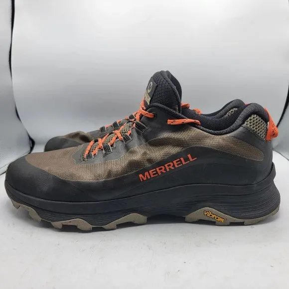 Merrell Moab Speed FloatPro Mens 13 Brown Orange Shoes Vibram Hiking J066779