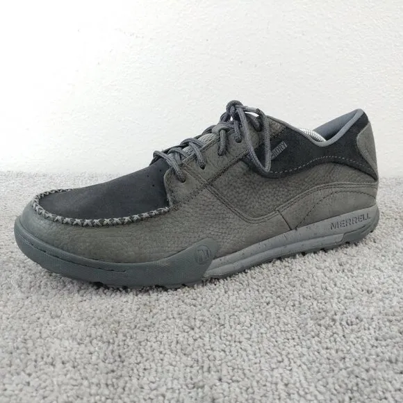 Merrell Mountain Treads Mens 12 Waterproof Hiking Shoes J41855 Granite Gray