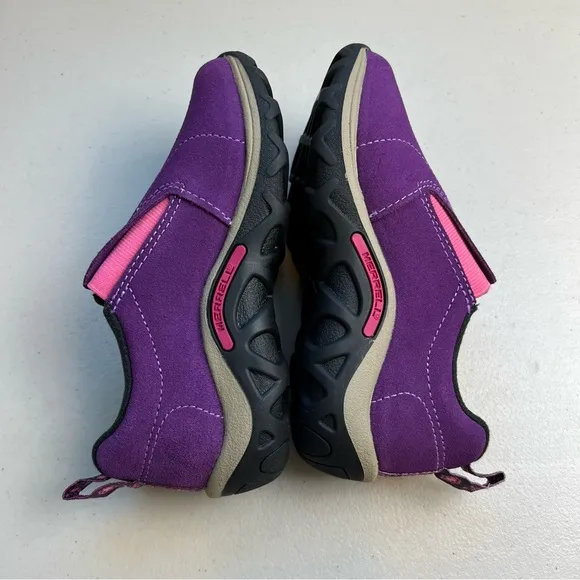 Merrell New Girls Size 11 Moc Frosty Purple Jungle Moc Suede Shoes