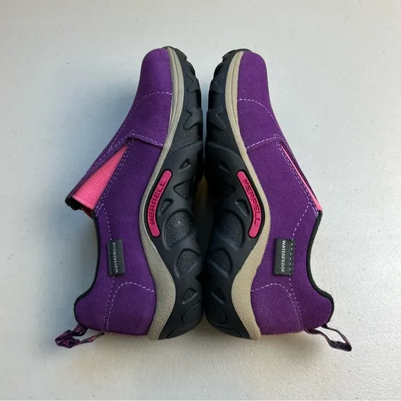 Merrell New Girls Size 11 Moc Frosty Purple Jungle Moc Suede Shoes