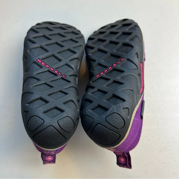 Merrell New Girls Size 11 Moc Frosty Purple Jungle Moc Suede Shoes