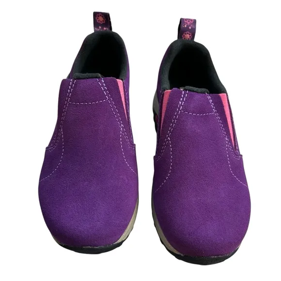 Merrell New Girls Size 11 Moc Frosty Purple Jungle Moc Suede Shoes