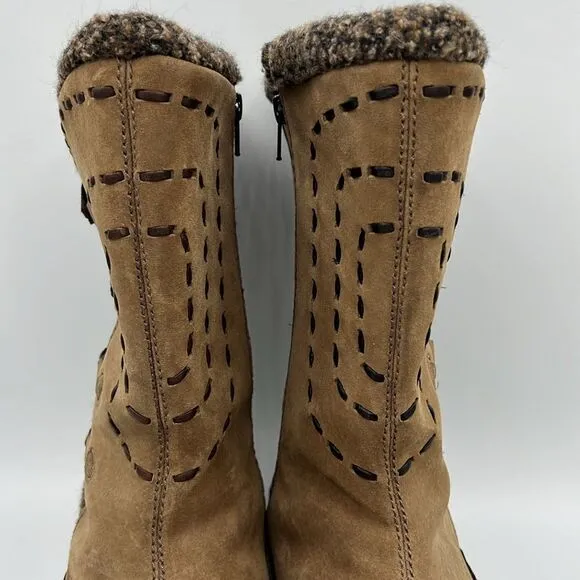 Merrell Puffin High Tan Boots Size 10 Fisherman Core B54