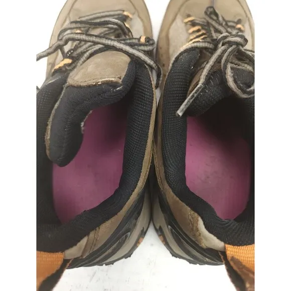 Merrell Reflex II Hiking Shoes Women's Size 9 Brown Leather Low Top