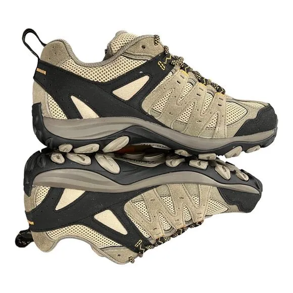 Merrell Shoes Mens 7.5 M Brown Accentor 3 Pecan Hiking Low Waterproof Vibram NEW