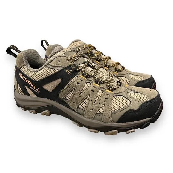 Merrell Shoes Mens 7.5 M Brown Accentor 3 Pecan Hiking Low Waterproof Vibram NEW