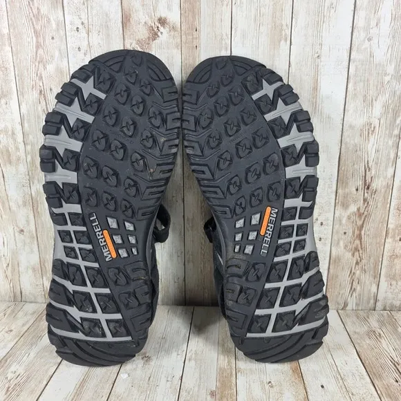 Merrell Sport Sandals Hiking Walking Comfort Adjustable Straps Black 10