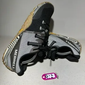 Merrell Trail Glove 6 Running Hiking Shoes Womens Size 9,5Vibram Zebra Stripe