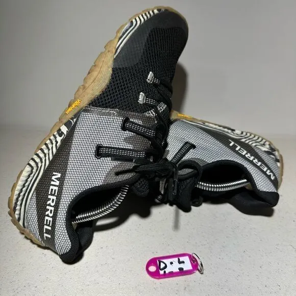 Merrell Trail Glove 6 Running Hiking Shoes Womens Size 9,5Vibram Zebra Stripe