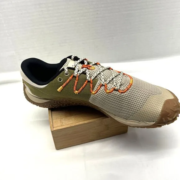 Merrell Trail Glove 7 Athletic Hiking Shoes Men SZ 9.5 Oyster/Coyote New