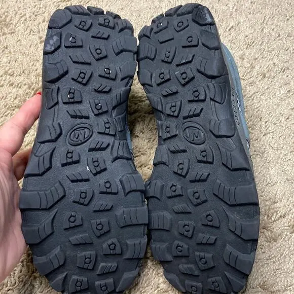 Merrell Unisex Moab 2 Low Lace Non-Marking Sole Gray Hiking Shoes Size 5.5
