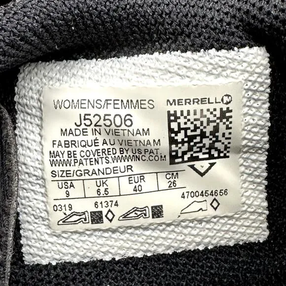 Merrell Vapor Glove 4 Cross Activewear Trainers Barefoot Running Shoes Black 9