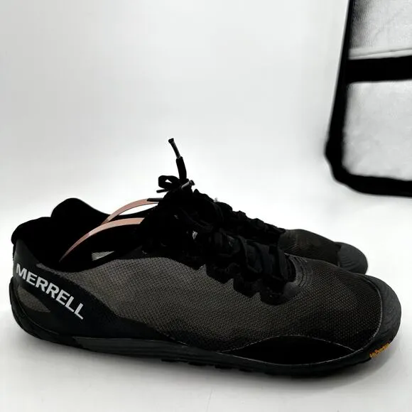 Merrell Vapor Glove 4 Cross Activewear Trainers Barefoot Running Shoes Black 9