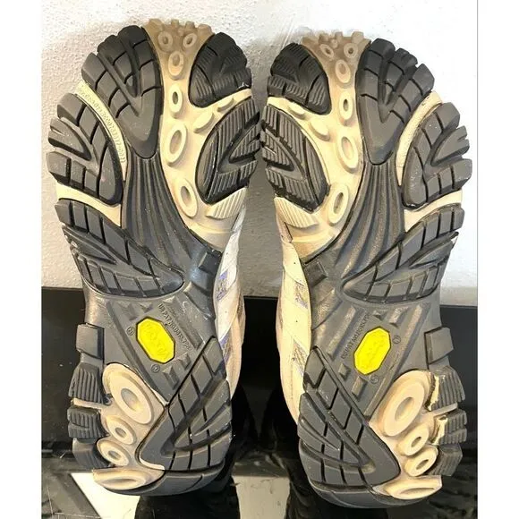 Merrell Womens Moab 2 Vent J06018 Aluminum Marlin Hiking Shoes Size US 9.5 M.