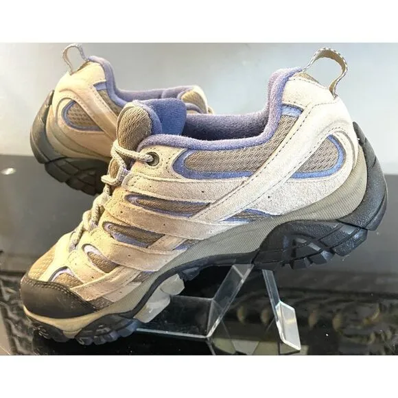 Merrell Womens Moab 2 Vent J06018 Aluminum Marlin Hiking Shoes Size US 9.5 M.
