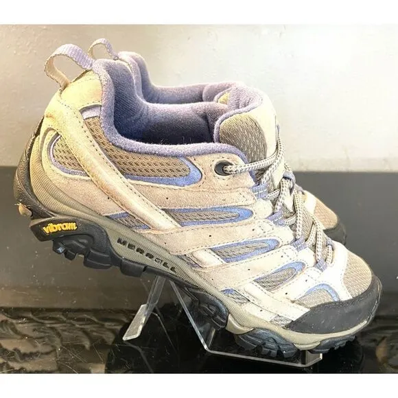 Merrell Womens Moab 2 Vent J06018 Aluminum Marlin Hiking Shoes Size US 9.5 M.