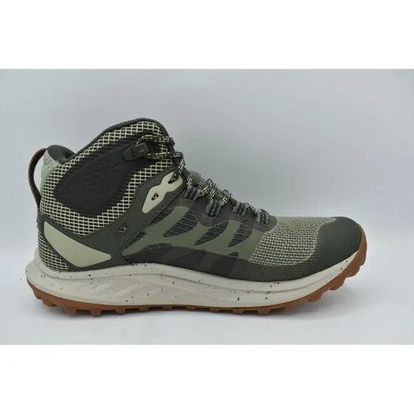 Merrell Women Size 11 Antora 3 Mid Lichen Waterproof Hiking Trail Running Shoes