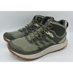 Merrell Women Size 11 Antora 3 Mid Lichen Waterproof Hiking Trail Running Shoes