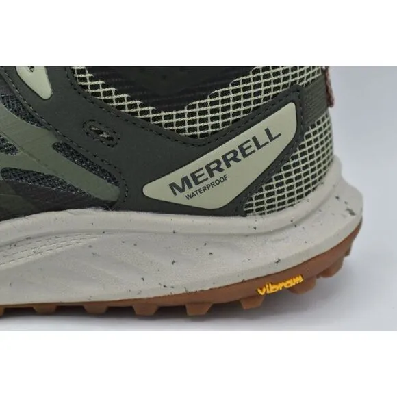 Merrell Women Size 11 Antora 3 Mid Lichen Waterproof Hiking Trail Running Shoes