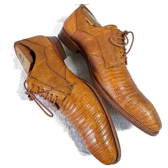 MEZLAN PLATINUM LIZARD SHOES