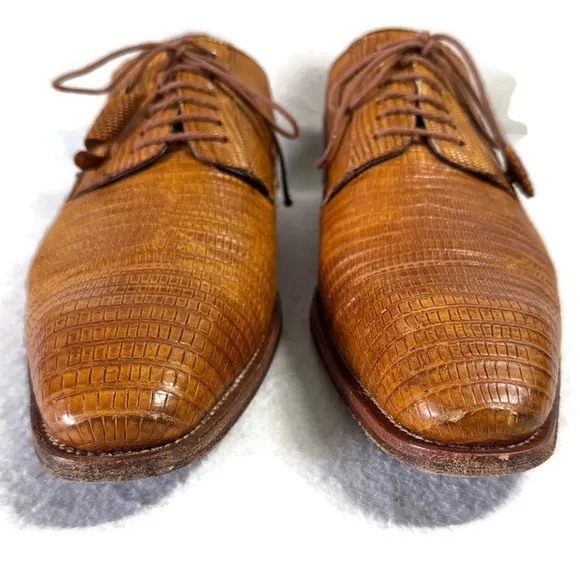 MEZLAN PLATINUM LIZARD SHOES