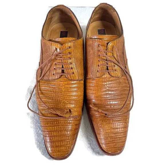 MEZLAN PLATINUM LIZARD SHOES
