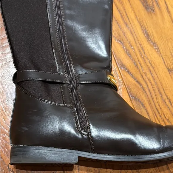 MICHAEL KORS Brown Knee-High Leather Boots