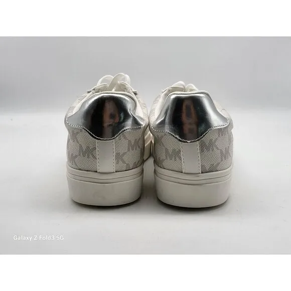 Michael Kors Poppy Embellished Logo Stripe  Womens Sneakers Shoes Size 5